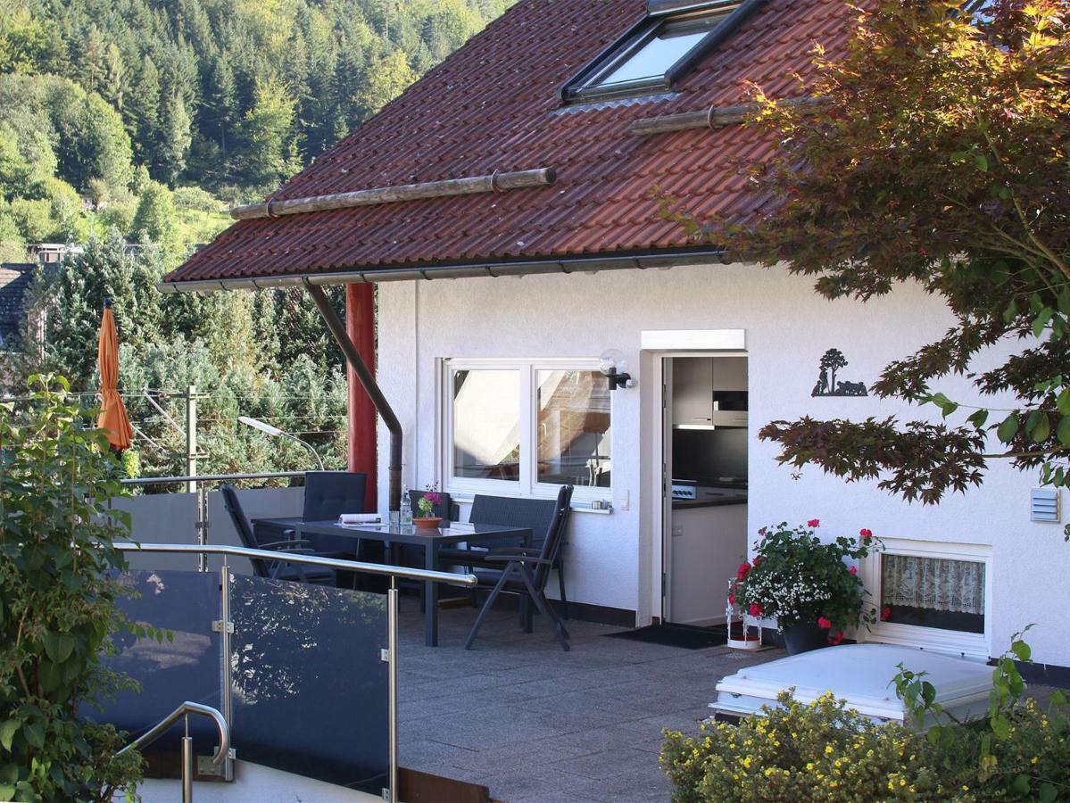 Ferienwohnung Am Eiberg Bad Wildbad Exterior foto
